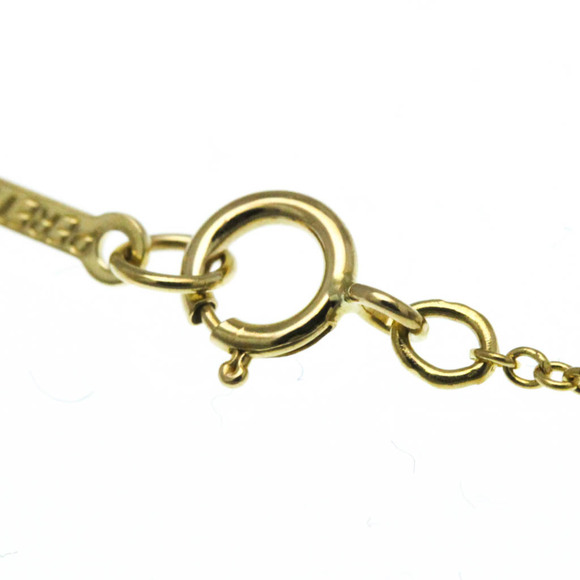 Tiffany Bean Yellow Gold (18K) No Stone Women,Men Fashion Pendant Necklace (G... - Picture 9 of 13